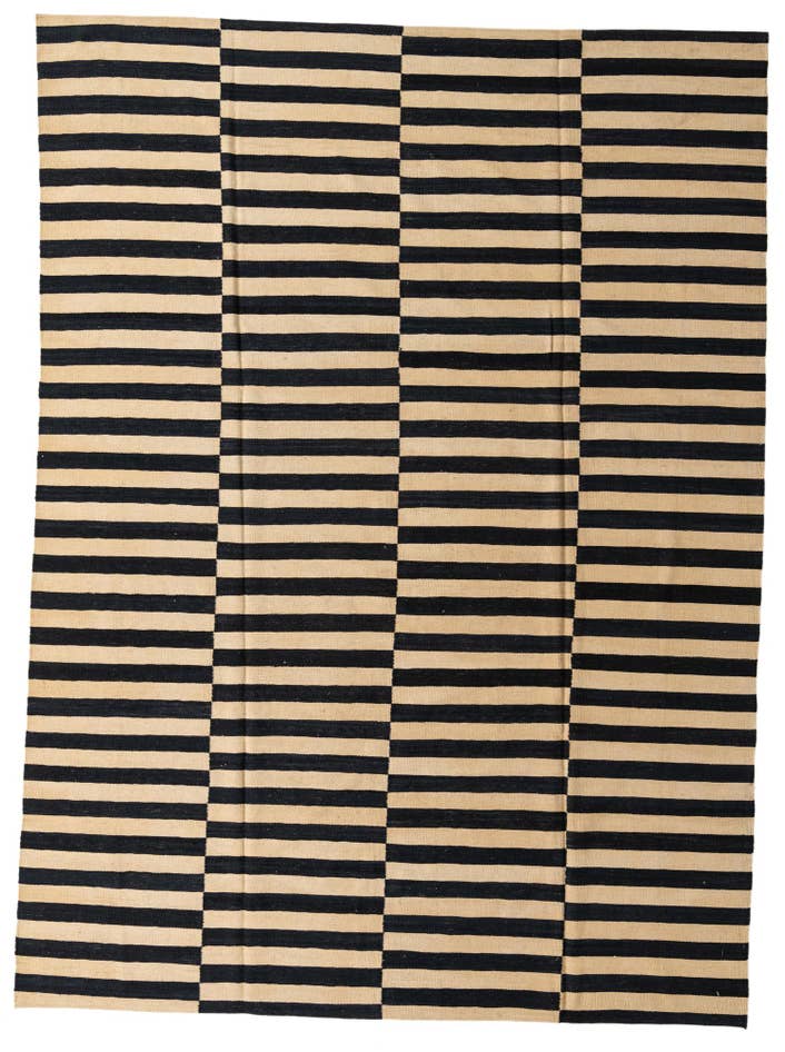 Detailansicht von 255cm x 345cm Handgewebt Kilim Modern Wolle Teppich