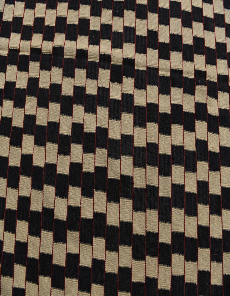 Detail image of 6' 9 x 9' 3  Hand Woven Kilim Modern Wool Rug