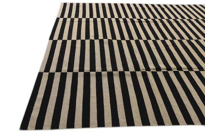 8' 7 x 11' 1 Hand Woven Kilim Modern Wool Rug