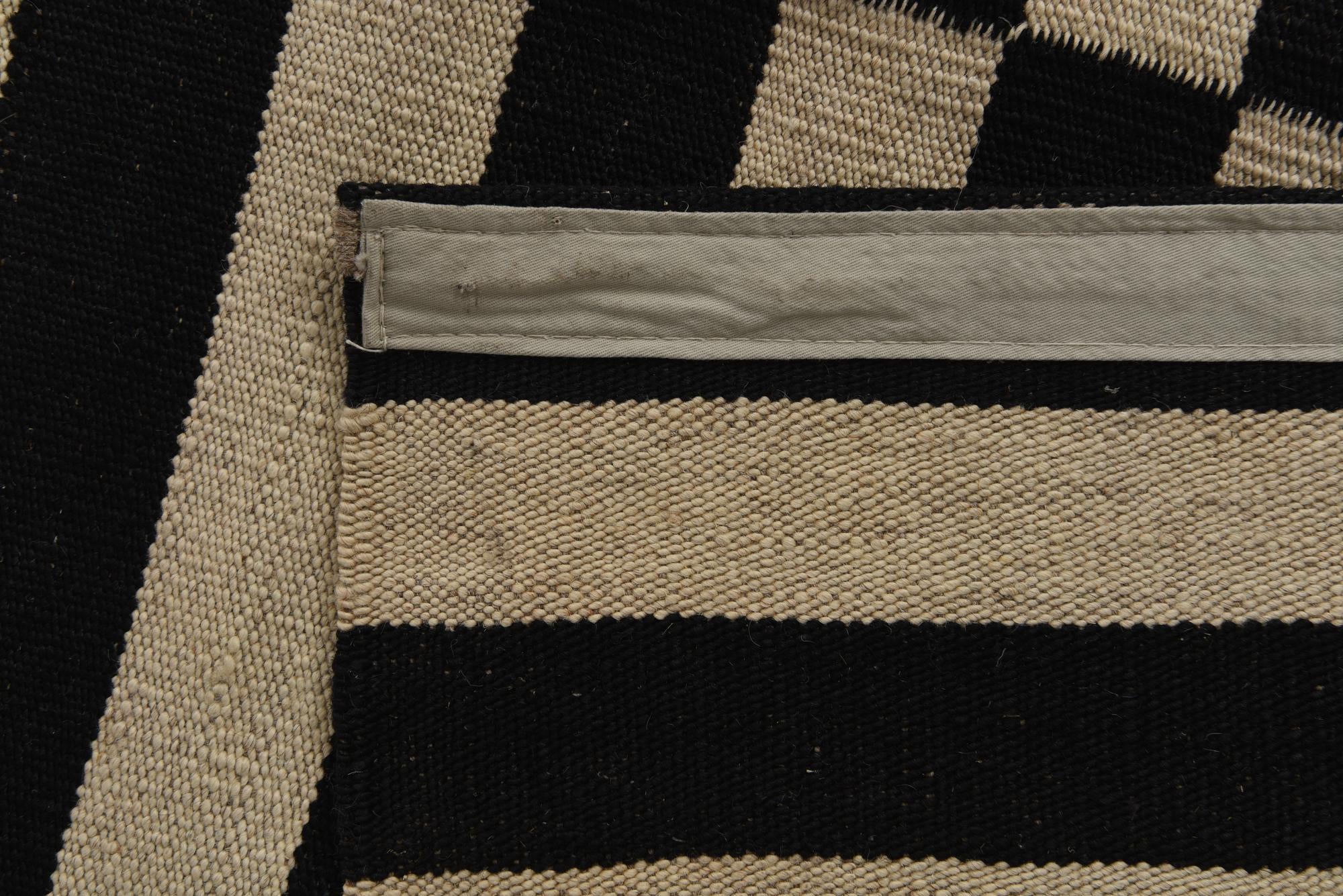 8' 7 x 11' 1 Hand Woven Kilim Modern Wool Rug