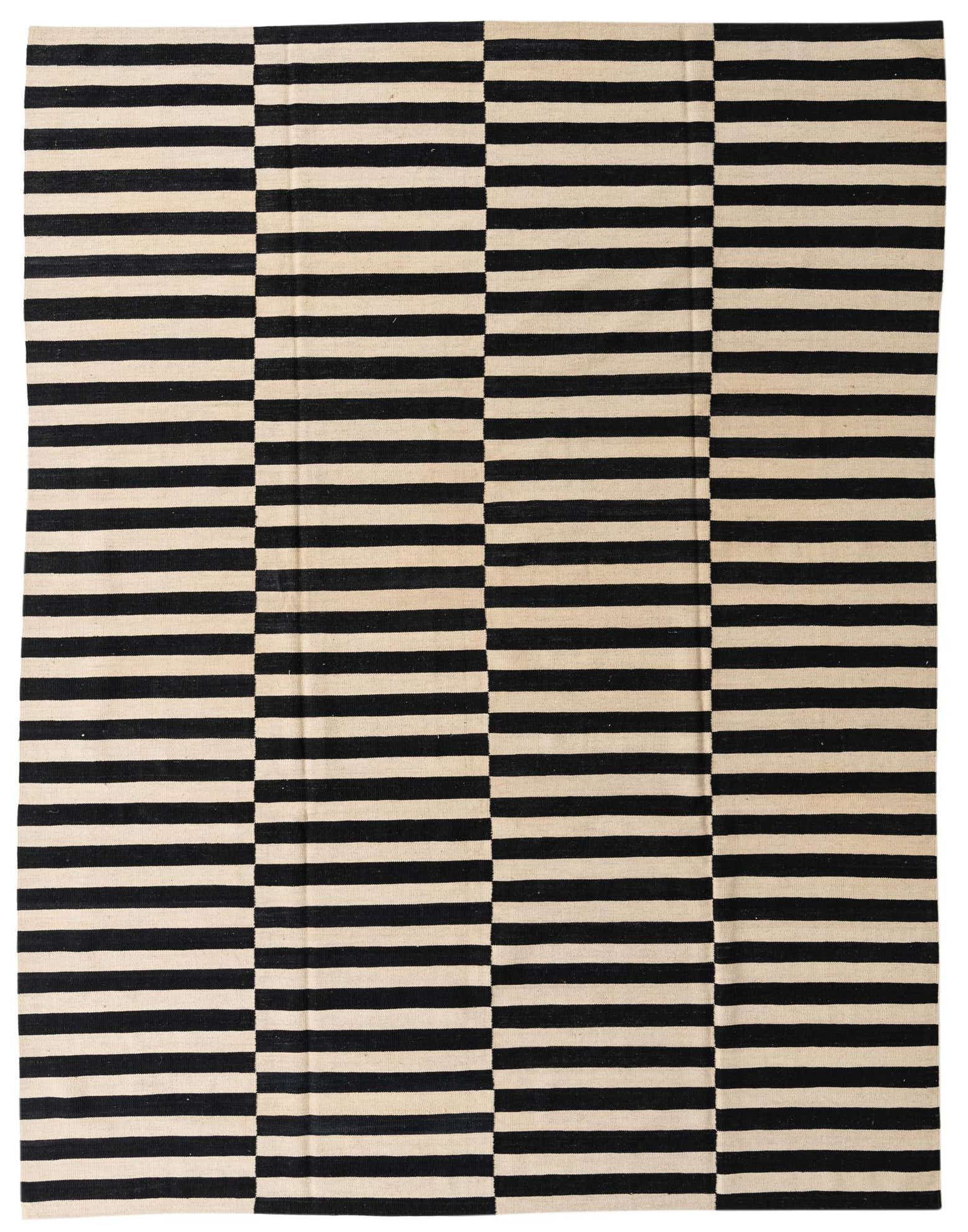 8' 7 x 11' 1 Hand Woven Kilim Modern Wool Rug