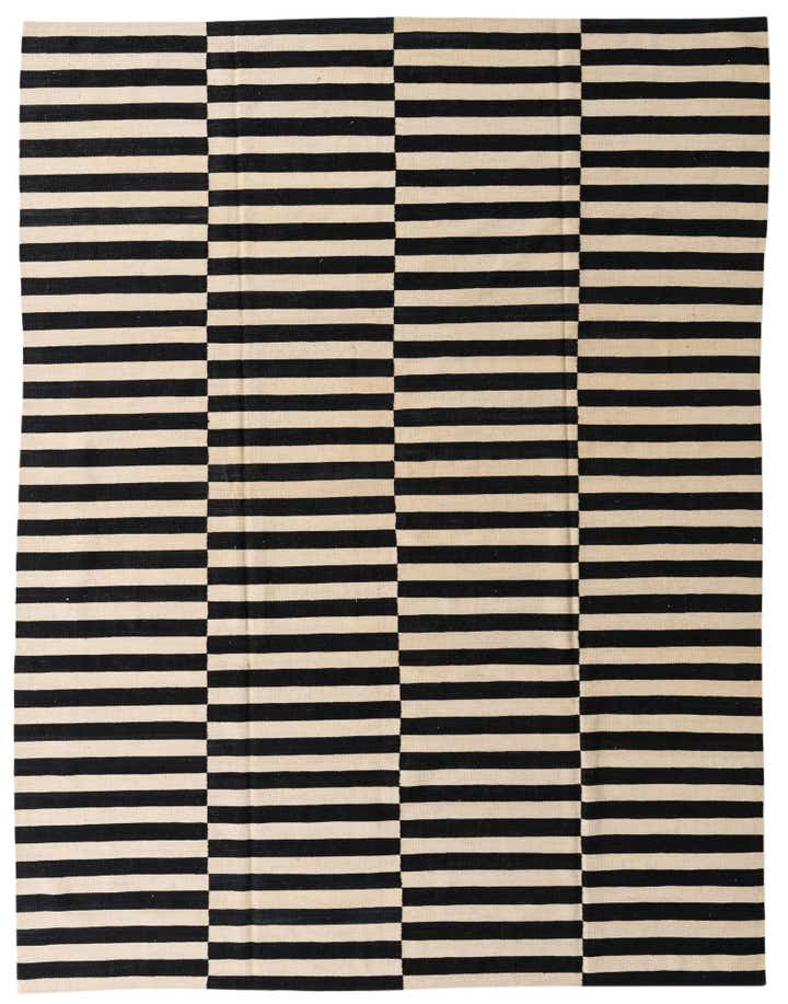 8' 7 x 11' 1 Hand Woven Kilim Modern Wool Rug