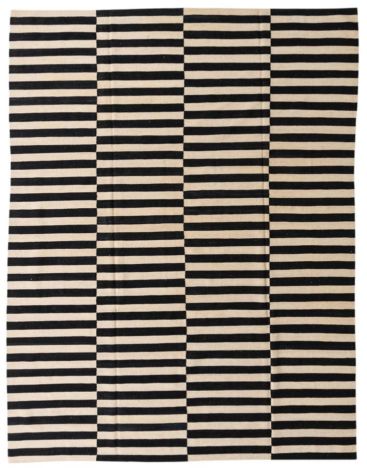 Detail image of 8' 7 x 11' 1 Hand Woven Kilim Modern Wool Rug