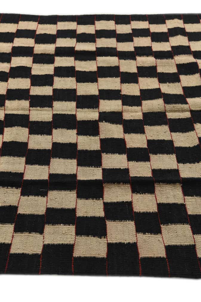 4' 2 x 5' 10 Hand Woven Kilim Modern Wool Rug