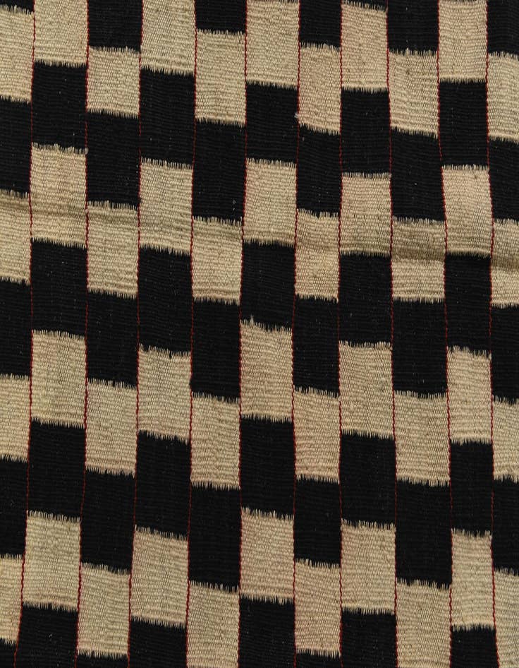 Detail image of 4' 2 x 5' 10  Hand Woven Kilim Modern Wool Rug