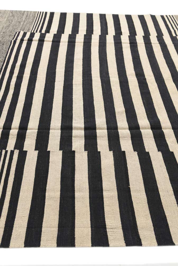 8' 4 x 9' 6 Hand Woven Kilim Modern Wool Rug