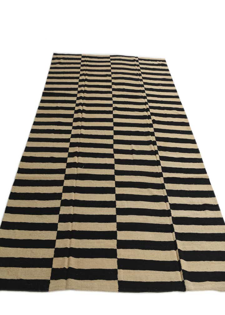 8' 8 x 9' 9 Hand Woven Kilim Modern Wool Rug