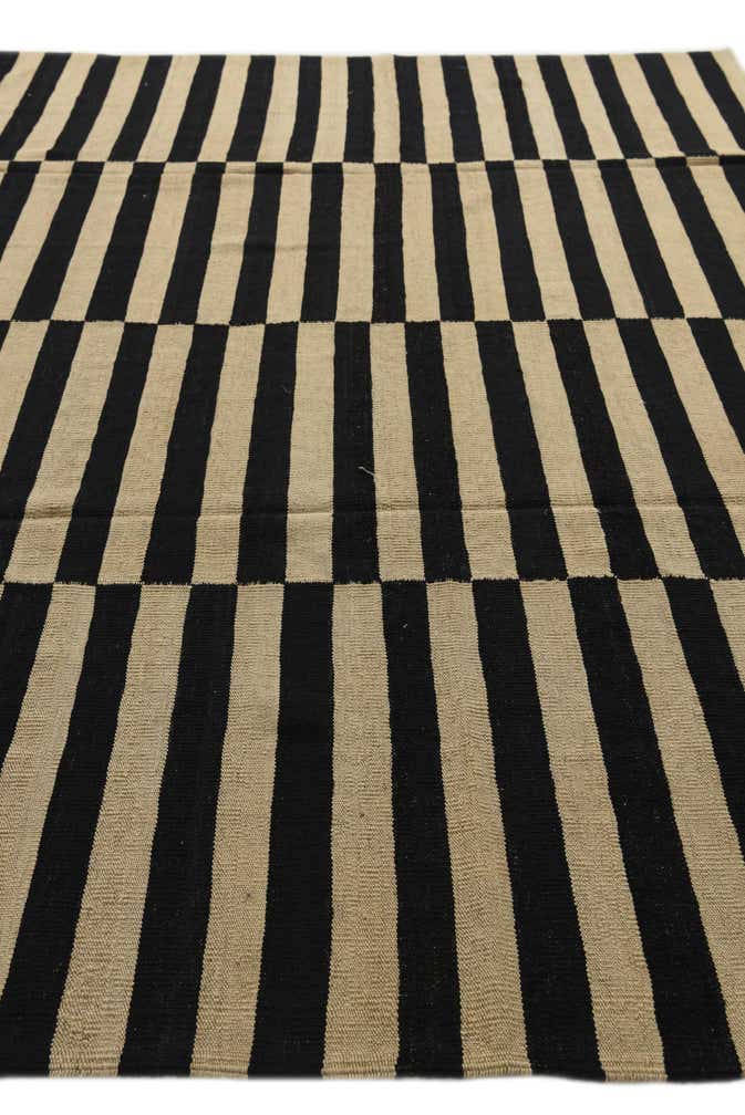 8' 8 x 9' 9 Hand Woven Kilim Modern Wool Rug