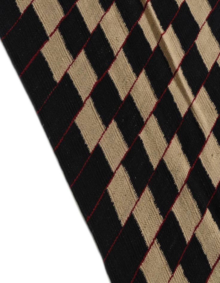 Detail image of 4' 2 x 5' 9  Hand Woven Kilim Modern Wool Rug