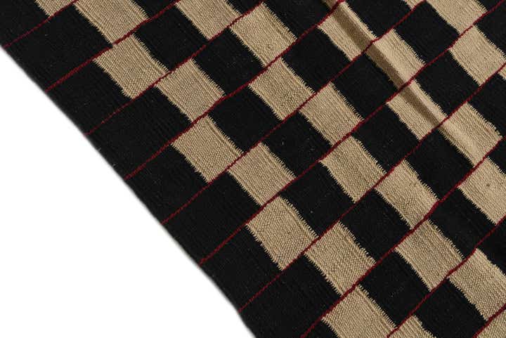 4' 2 x 5' 9 Hand Woven Kilim Modern Wool Rug