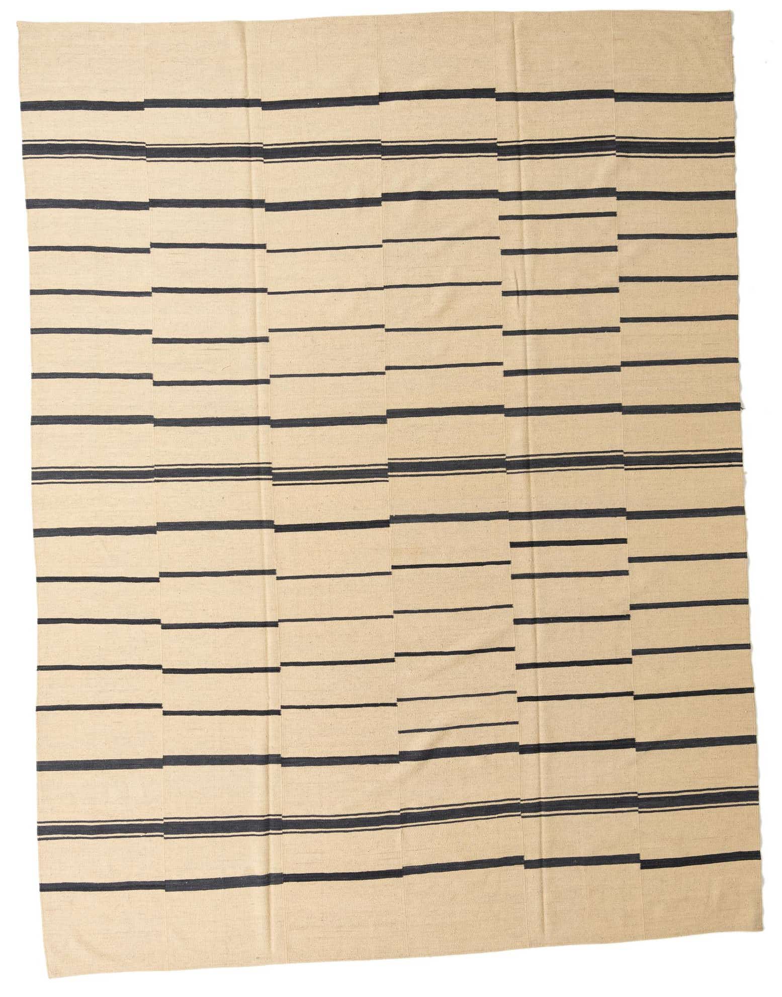 9' 9 x 13' Hand Woven Kilim Modern Wool Rug