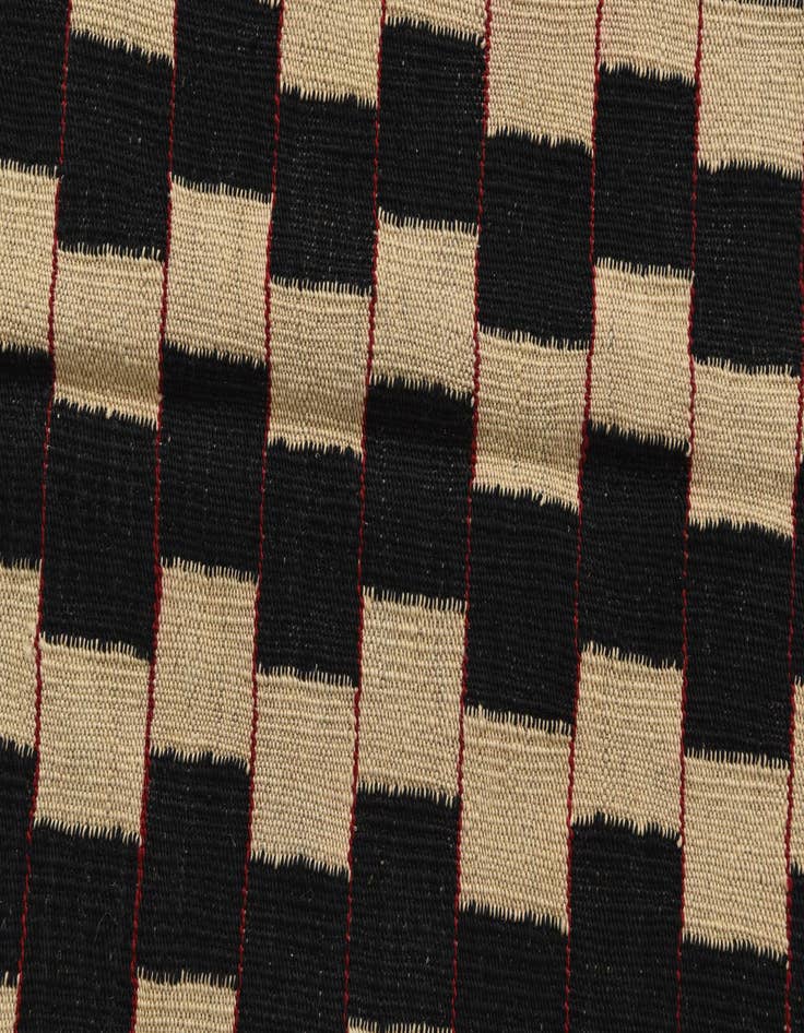 Detail image of 4' 5 x 5' 8  Hand Woven Kilim Modern Wool Rug