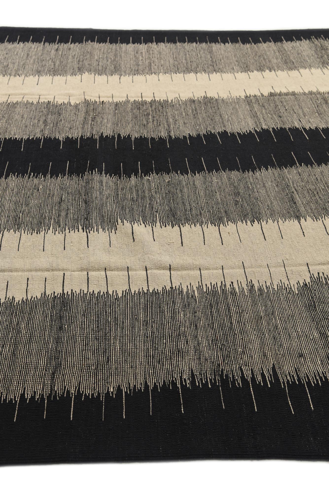 8' 5 x 9' 5 Hand Woven Kilim Modern Wool Rug
