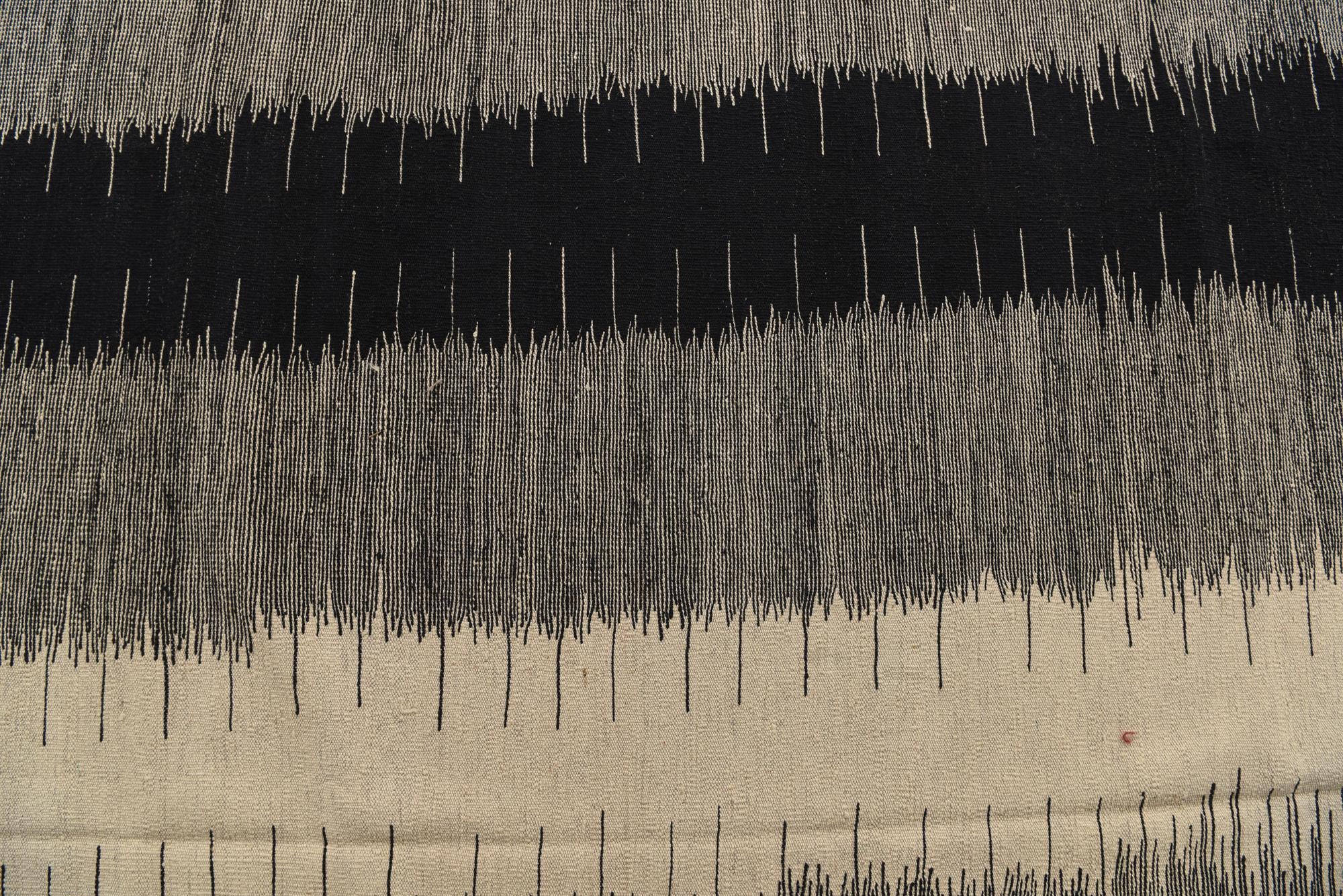 8' 5 x 9' 5 Hand Woven Kilim Modern Wool Rug