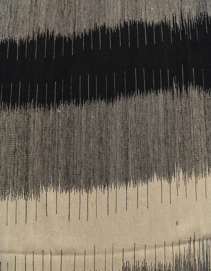 Detail image of 8' 5 x 9' 5  Hand Woven Kilim Modern Wool Rug