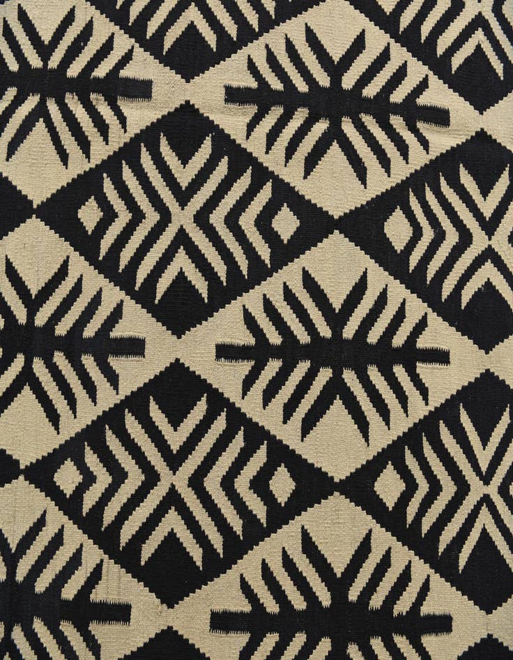 Detail image of 7' x 9' 9  Hand Woven Kilim Modern Wool Rug