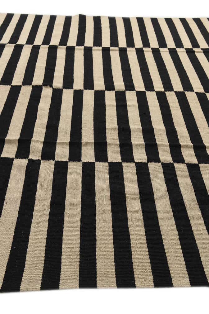 8' 7 x 9' 10 Hand Woven Kilim Modern Wool Rug