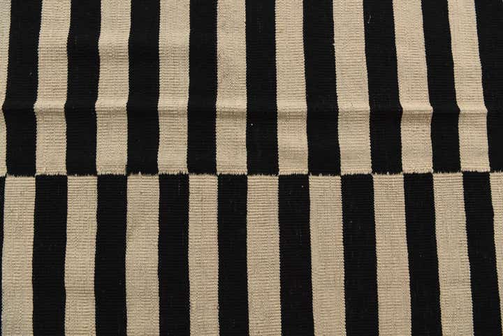 8' 7 x 9' 10 Hand Woven Kilim Modern Wool Rug