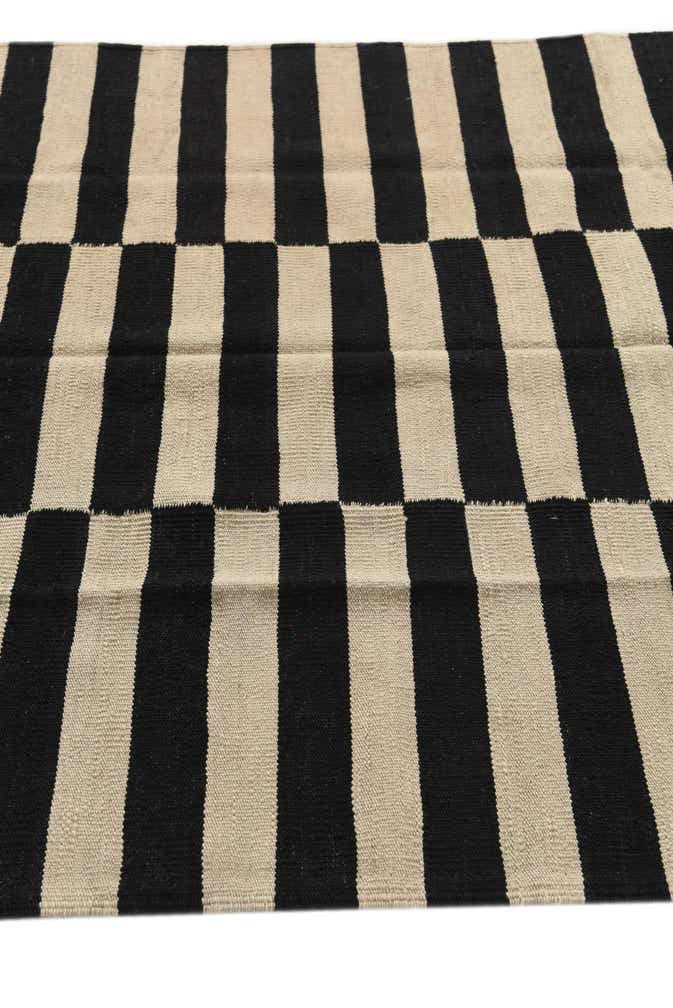 4' 3 x 5' 8 Hand Woven Kilim Modern Wool Rug