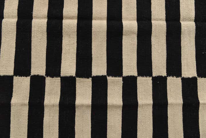 4' 3 x 5' 8 Hand Woven Kilim Modern Wool Rug