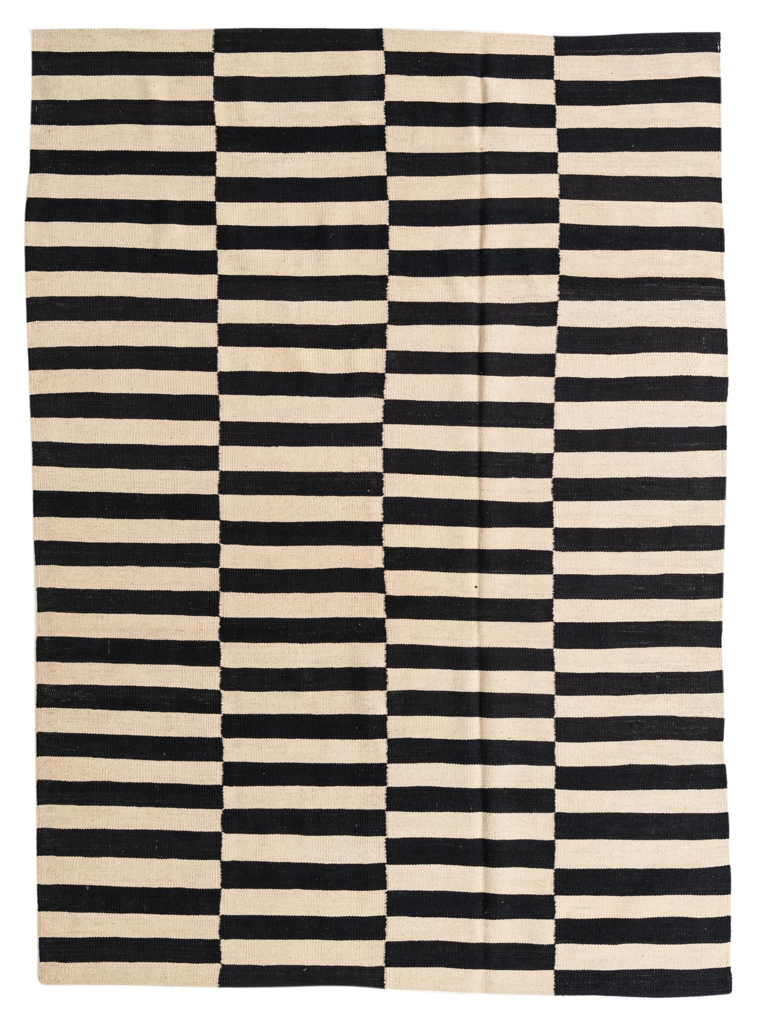 5' 9 x 7' 10 Hand Woven Kilim Modern Wool Rug