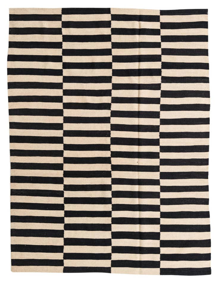 Detail image of 5' 9 x 7' 10 Hand Woven Kilim Modern Wool Rug