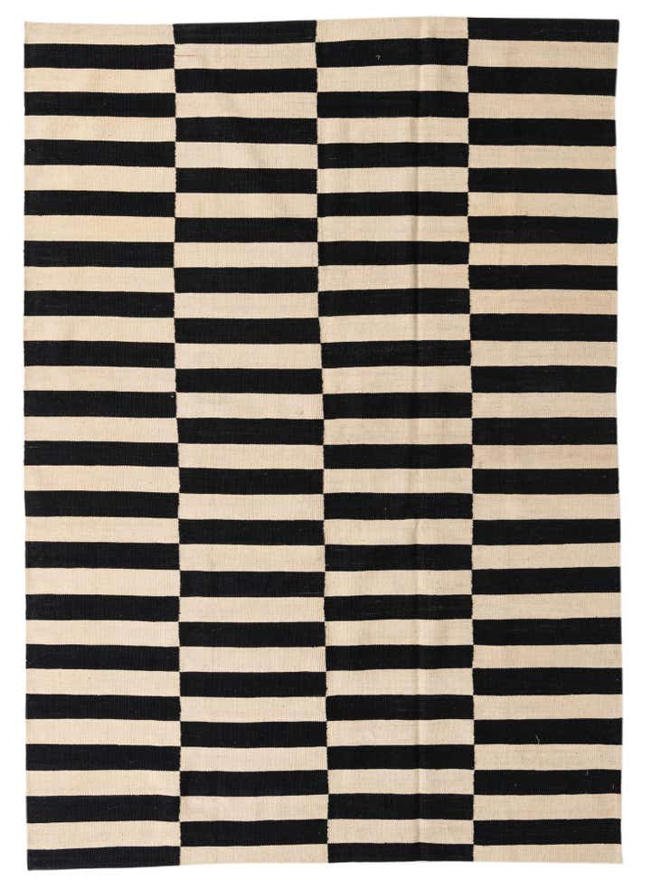 5' 6 x 7' 10 Hand Woven Kilim Modern Wool Rug
