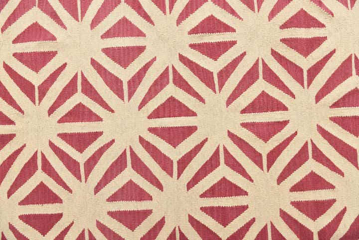 8' 6 x 9' 9 Hand Woven Kilim Modern Wool Rug