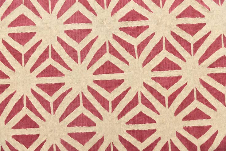 Detail image of 8' 6 x 9' 9 Hand Woven Kilim Modern Wool Rug