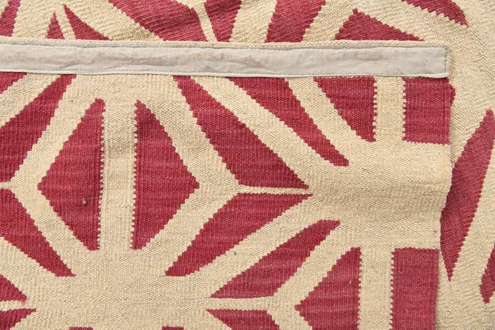 8' 6 x 9' 9 Hand Woven Kilim Modern Wool Rug