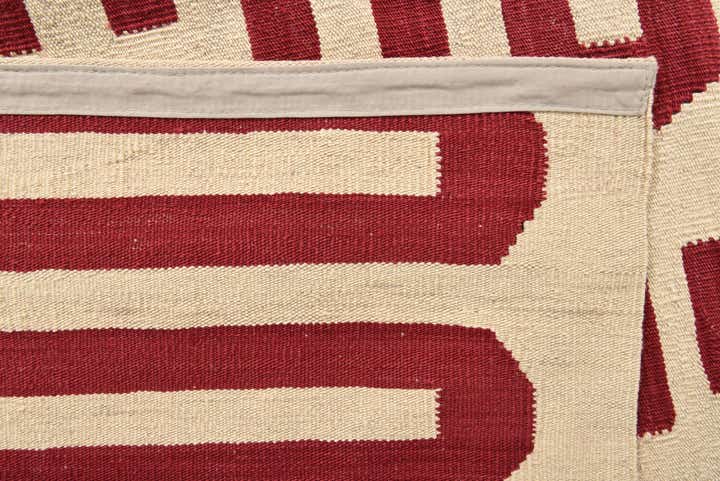 6' 9 x 9' 9 Hand Woven Kilim Modern Wool Rug