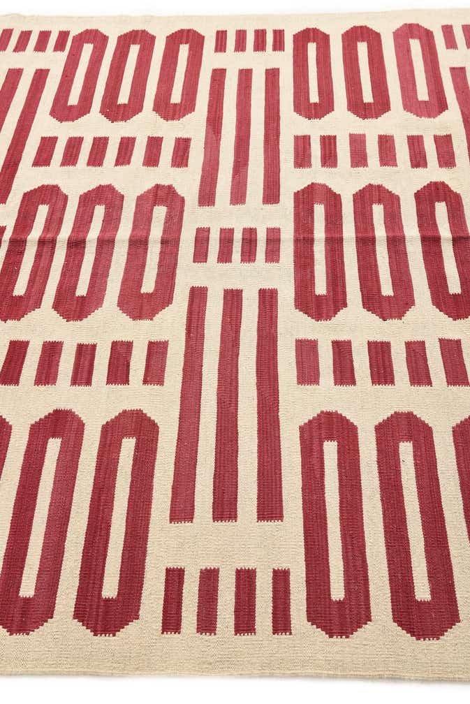 5' 9 x 7' 9 Hand Woven Kilim Modern Wool Rug