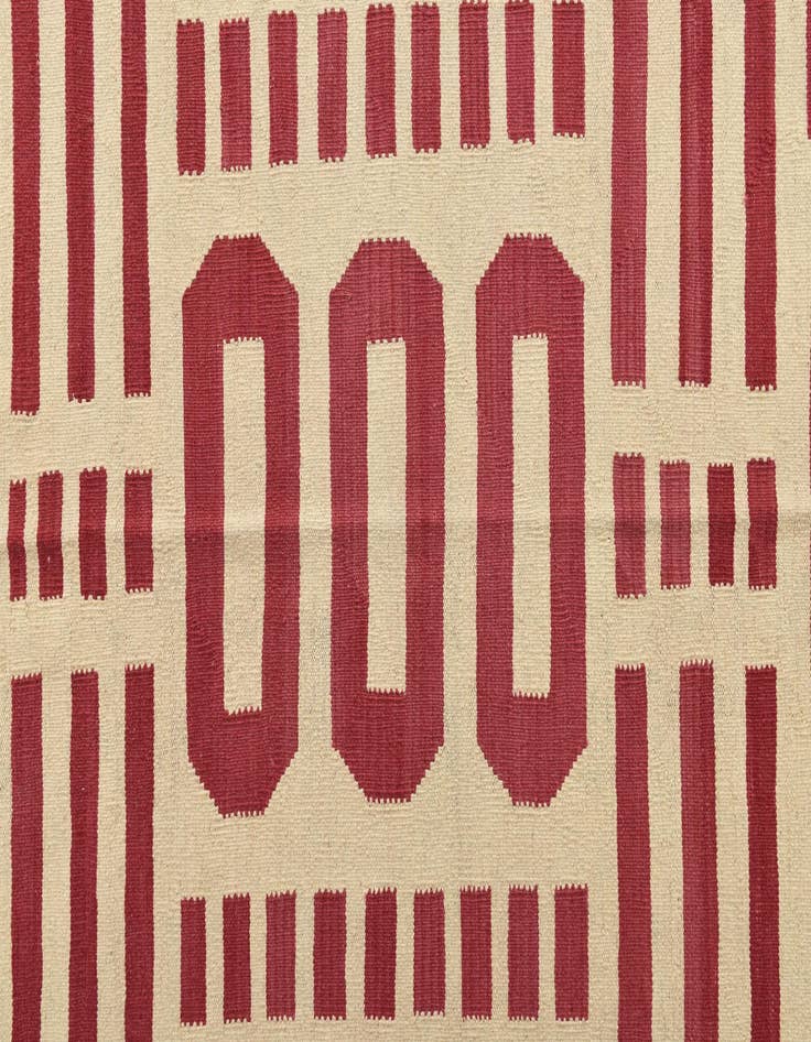 Detail image of 5' 10 x 8'  Hand Woven Kilim Modern Wool Rug