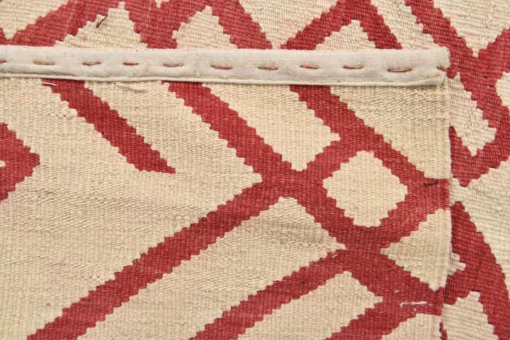 4' 2 x 6' 2 Hand Woven Kilim Modern Wool Rug