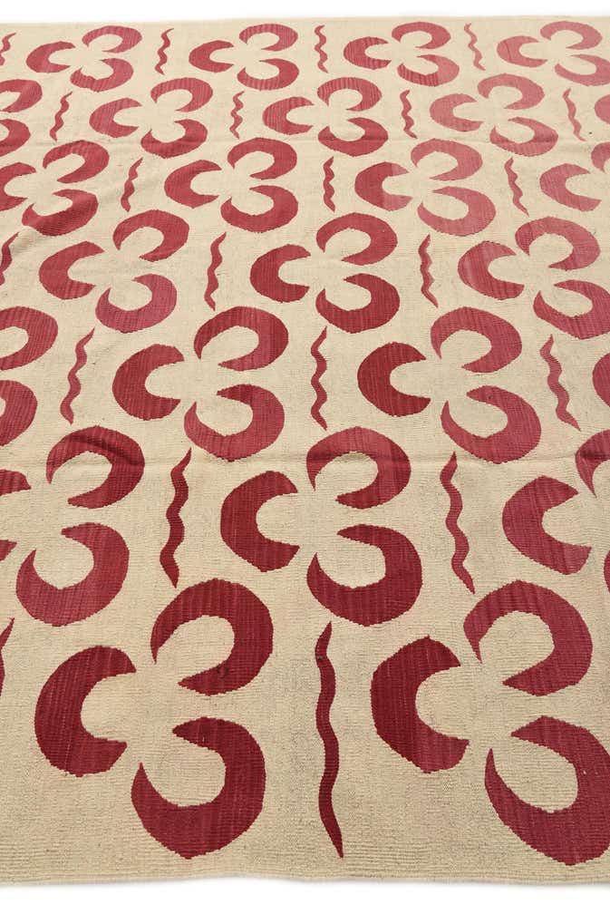 8' 3 x 10' 1 Hand Woven Kilim Modern Wool Rug