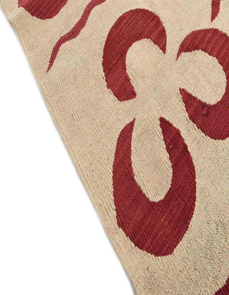 Detail image of 8' 3 x 10' 1  Hand Woven Kilim Modern Wool Rug