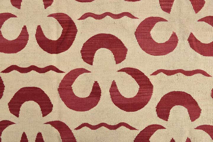 8' 3 x 10' 1 Hand Woven Kilim Modern Wool Rug