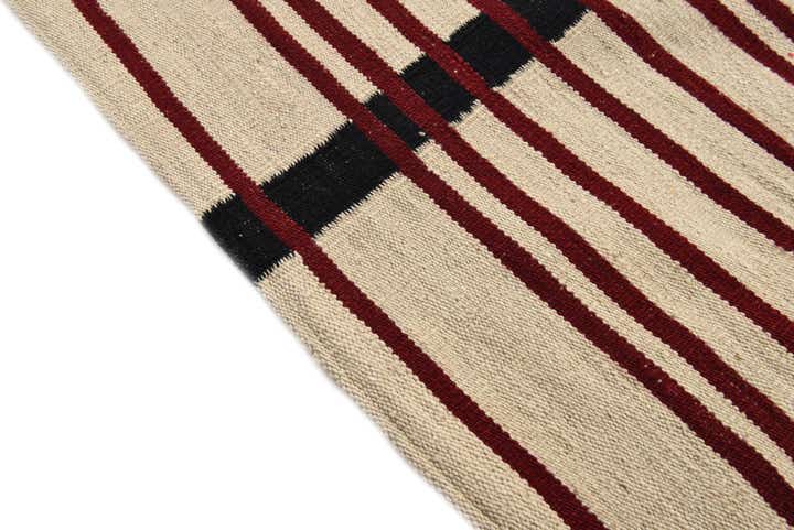 5' 8 x 8' 2 Hand Woven Kilim Modern Wool Rug