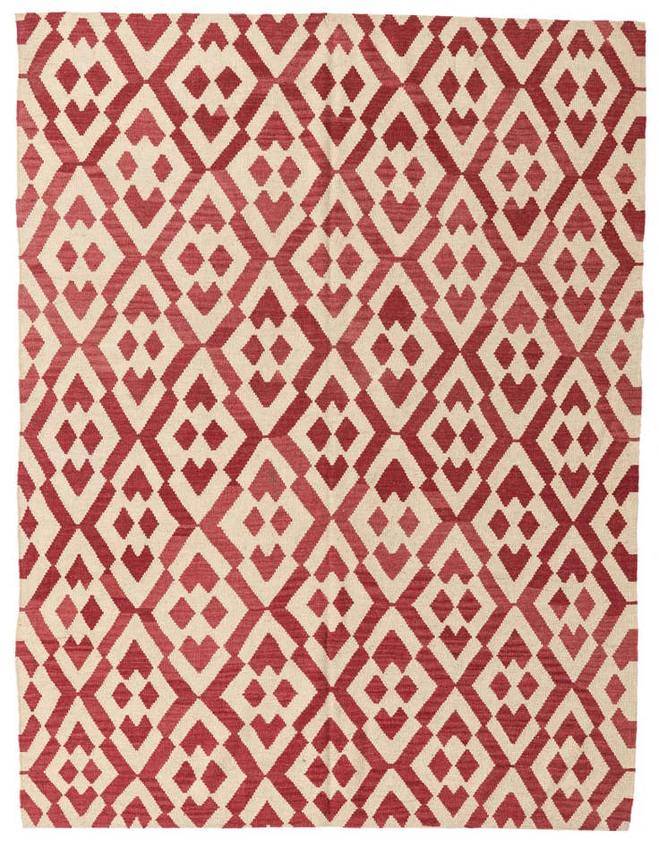Detail image of 6' x 7' 9 Hand Woven Kilim Modern Wool Rug