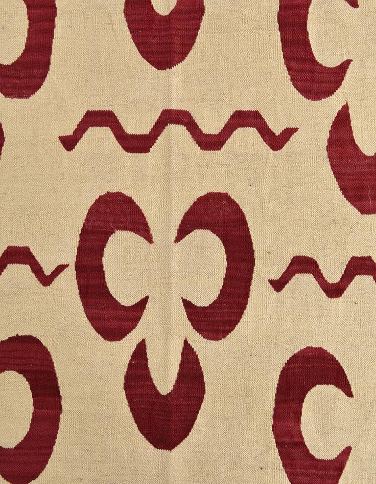 Detail image of 5' 4 x 6' 3  Hand Woven Kilim Modern Wool Rug