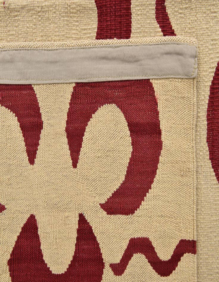 Detail image of 5' 4 x 6' 3  Hand Woven Kilim Modern Wool Rug