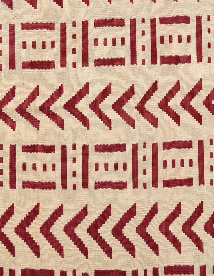 Detail image of 5' 2 x 6' 5  Hand Woven Kilim Modern Wool Rug