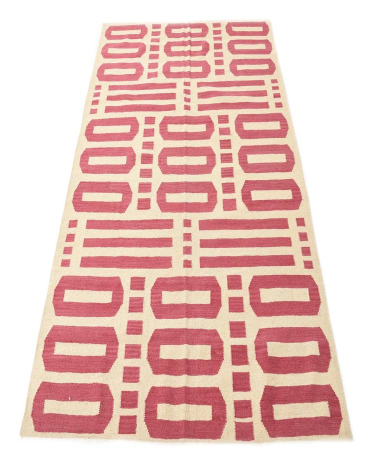 Detail image of 5' 1 x 6' 8  Hand Woven Kilim Modern Wool Rug