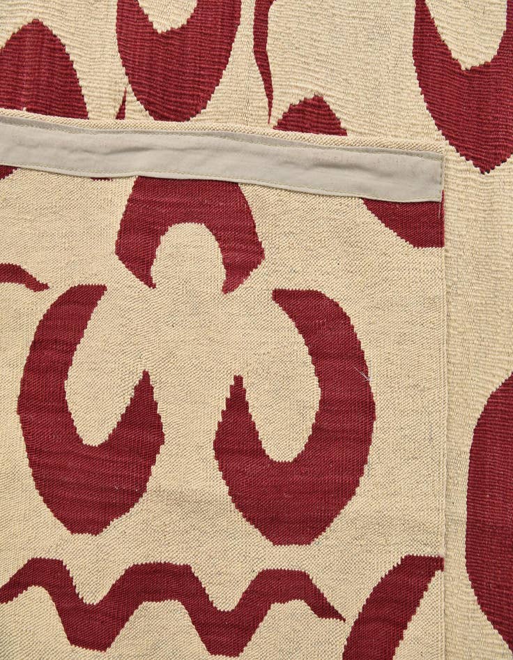 Detail image of 5' x 6' 7  Hand Woven Kilim Modern Wool Rug