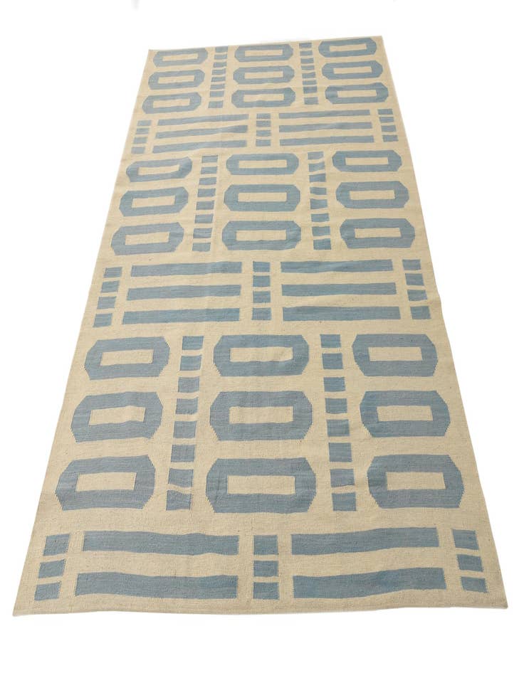 Detail image of 5' 7 x 7' 9  Hand Woven Kilim Modern Wool Rug