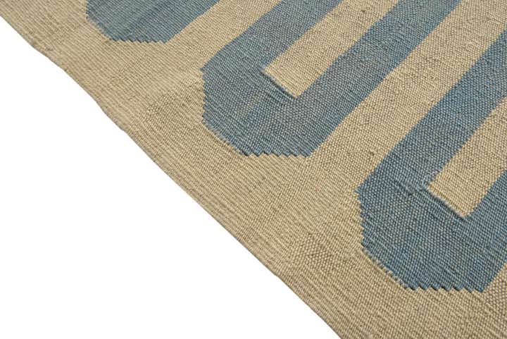 5' 7 x 7' 9 Hand Woven Kilim Modern Wool Rug