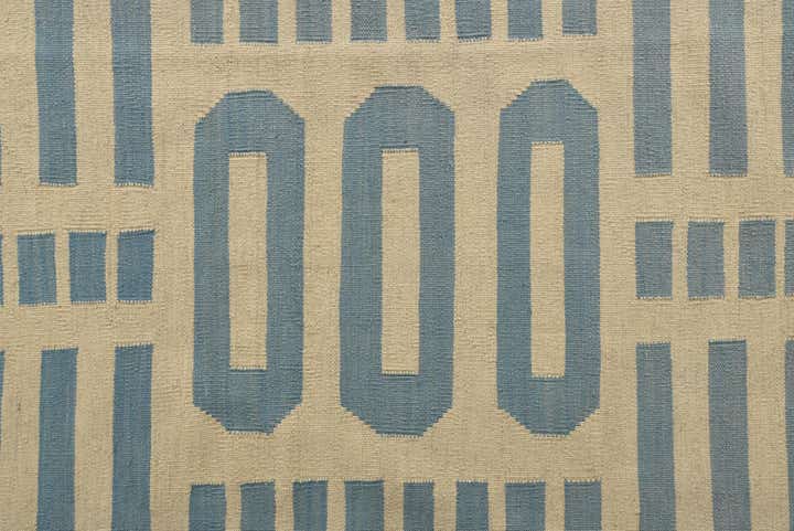 5' 7 x 7' 9 Hand Woven Kilim Modern Wool Rug