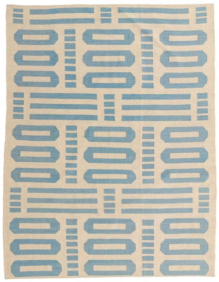 Detail image of 5' 7 x 7' 9 Hand Woven Kilim Modern Wool Rug