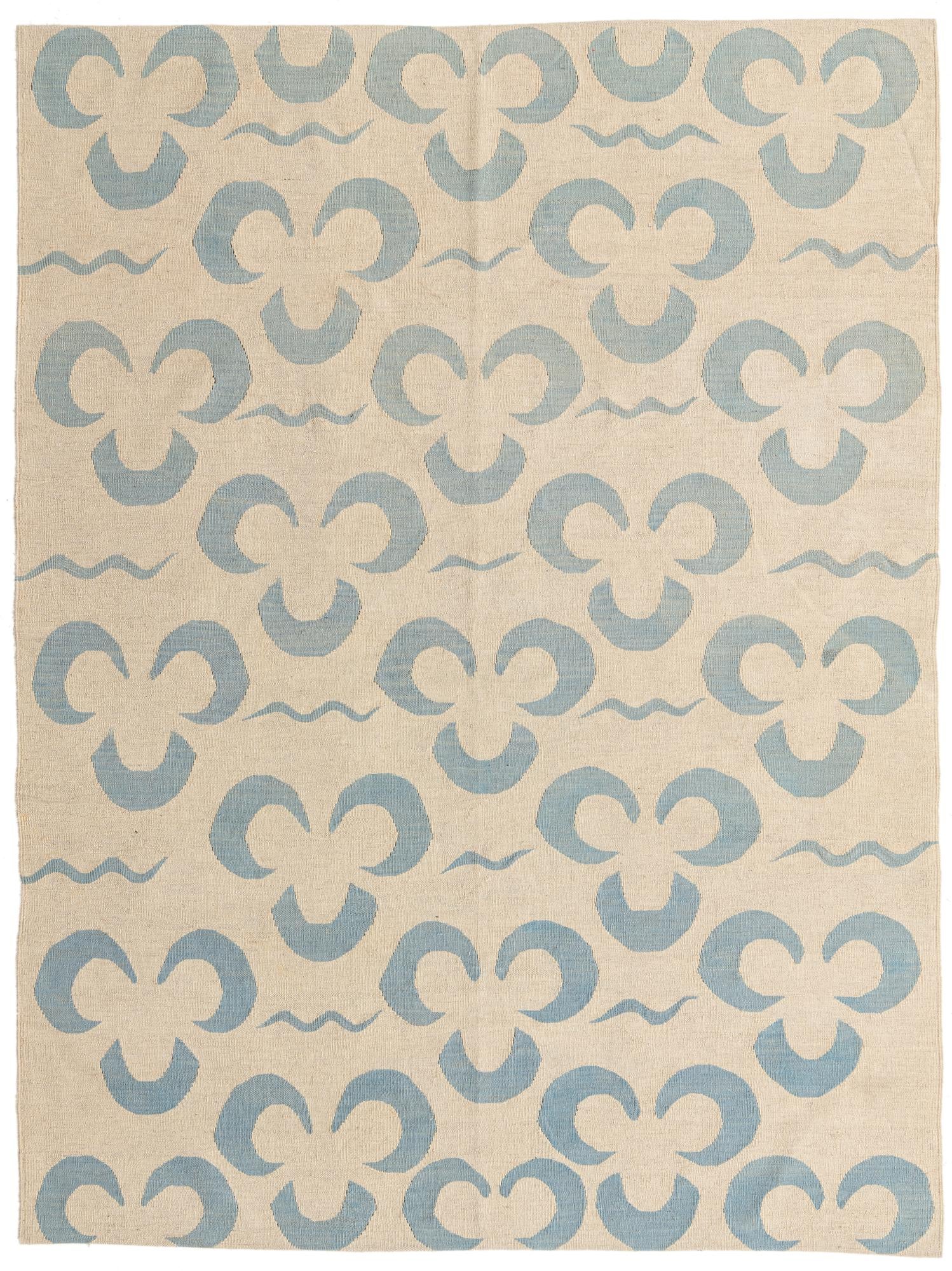 5' 10 x 7' 10 Hand Woven Kilim Modern Wool Rug