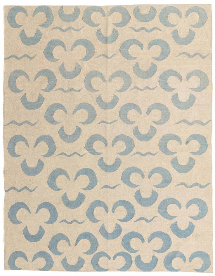 Detail image of 5' 10 x 7' 10 Hand Woven Kilim Modern Wool Rug